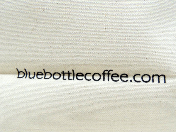 【ブルーボトルコーヒー】サンフランシスコ発・キャンバストートバッグ(小)&ポストカード2枚付き