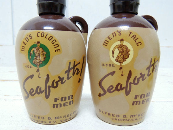 【Seaforth】BARBER40'sヴィンテージ・シェービングカップ&コロンボトル&タルクボトル