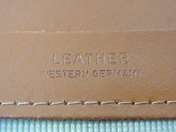 【LEATHER WESTERN GERMANY】西ドイツ・レザー製・ヴィンテージ・トラベルキット