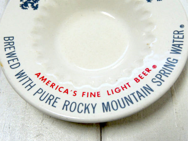 【Coors・クアーズ】ビール・ヴィンテージ・陶器製・灰皿・アシュトレイ・アドバタイジングUSA