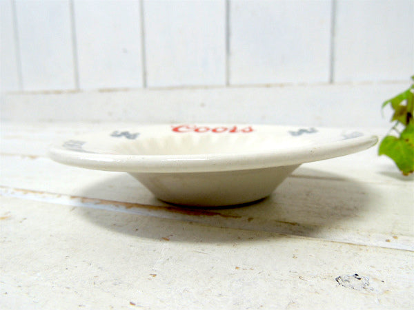 【Coors・クアーズ】ビール・ヴィンテージ・陶器製・灰皿・アシュトレイ・アドバタイジングUSA