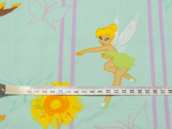 【ティンカーベルと仲間の妖精】ディズニートゥーン・ベビーサイズ・ユーズドシーツ