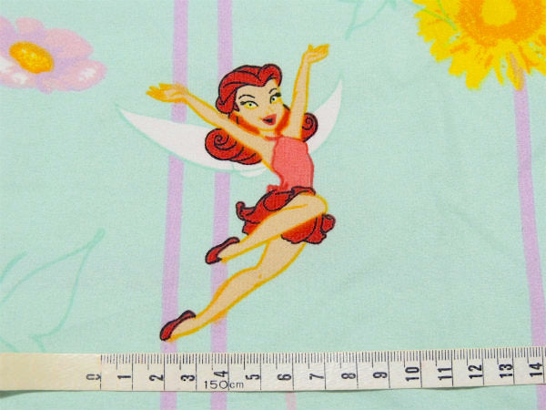 【ティンカーベルと仲間の妖精】ディズニートゥーン・ベビーサイズ・ユーズドシーツ