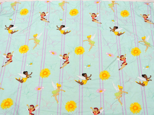 【ティンカーベルと仲間の妖精】ディズニートゥーン・ベビーサイズ・ユーズドシーツ