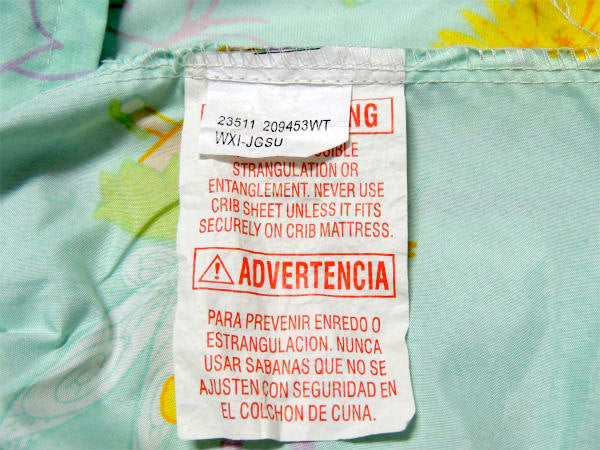 【ティンカーベルと仲間の妖精】ディズニートゥーン・ベビーサイズ・ユーズドシーツ