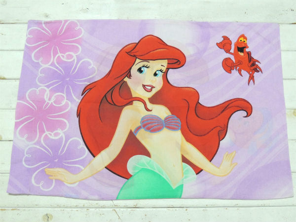 【リトルマーメイド】アリエル&フランダー&セバスチャン・USEDピロケース・枕カバー