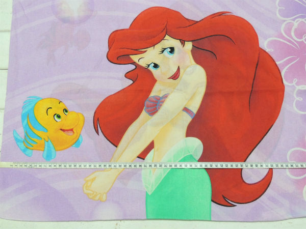 【リトルマーメイド】アリエル&フランダー&セバスチャン・USEDピロケース・枕カバー