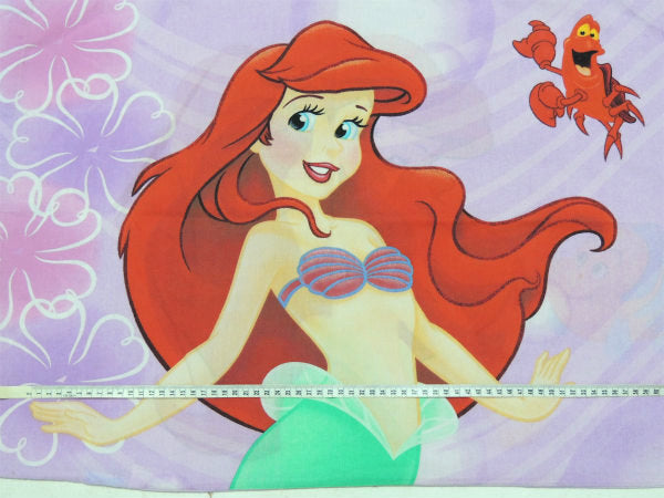 【リトルマーメイド】アリエル&フランダー&セバスチャン・USEDピロケース・枕カバー