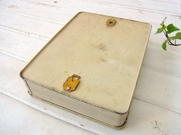 【ジョンソン&ジョンソン】ファーストエイド・アンティーク・救急箱/メディスンキャビネット USA