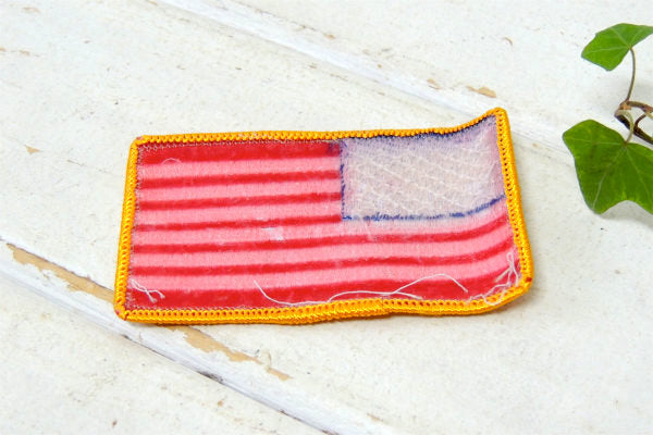 【USA・星条旗・アメリカンフラッグ】ヴィンテージ・刺繍ワッペン・ファッション・アクセサリー