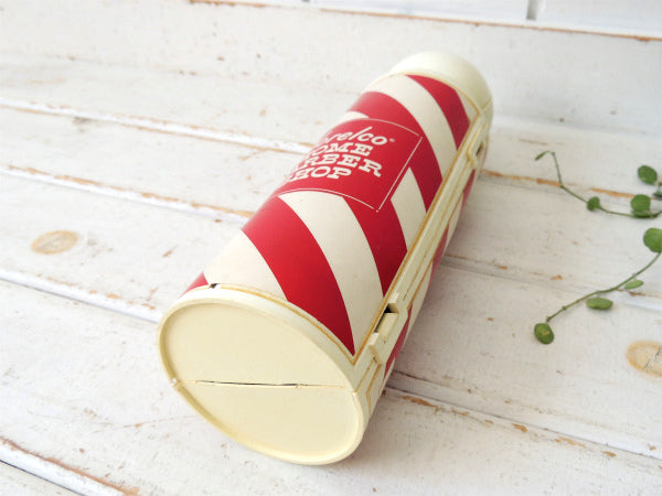 【Norelco】ホーランド製・BARBERサインポール型・ヴィンテージ・バリカンセット・クリッパー