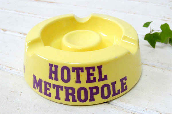 【イタリア・ローマ1968】METROPOLEホテル・アドバタイジング・ヴィンテージ・灰皿