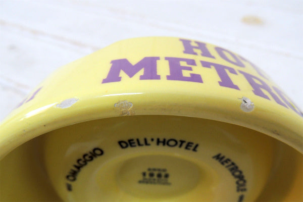 【イタリア・ローマ1968】METROPOLEホテル・アドバタイジング・ヴィンテージ・灰皿