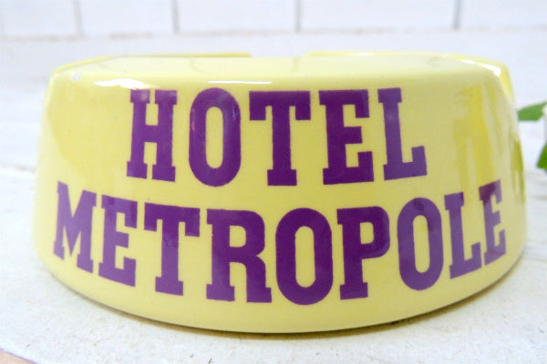 【イタリア・ローマ1968】METROPOLEホテル・アドバタイジング・ヴィンテージ・灰皿