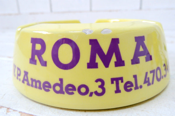 【イタリア・ローマ1968】METROPOLEホテル・アドバタイジング・ヴィンテージ・灰皿