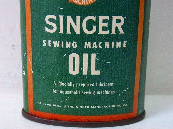【SINGER】シンガー ミシン・アンティーク・オイル缶/油差し　USA