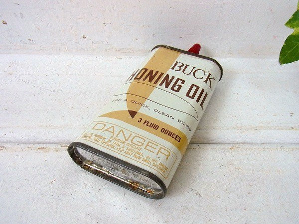 【BUCK HONING OIL】ホーニングオイル・ヴィンテージ・オイル缶　USA