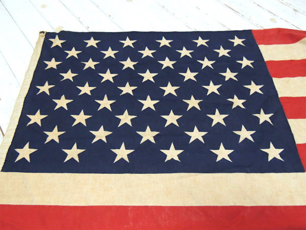 【USA国旗・50スター★1960s〜】ビッグサイズ・ヴィンテージ・アメリカンフラッグ・看板・旗