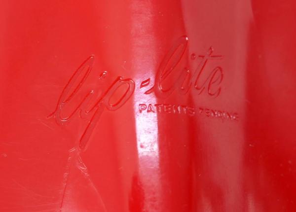 Lip Lite 1950s レッドカラー・ヴィンテージ・ハンドミラー・手鏡・ライト&箱付き USA