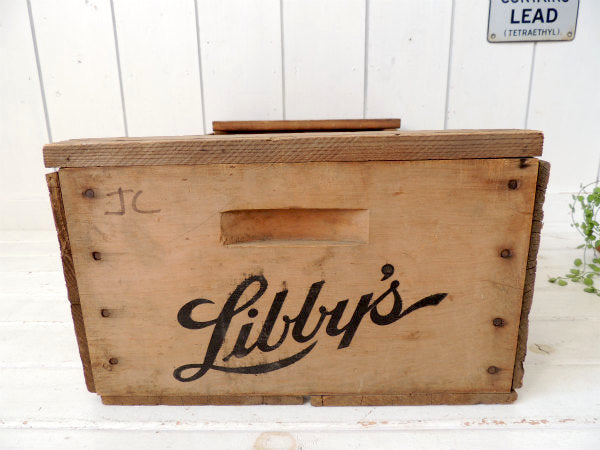 【Libby】USA・リビー・コンビーフのヴィンテージ・ウッドボックス/木箱