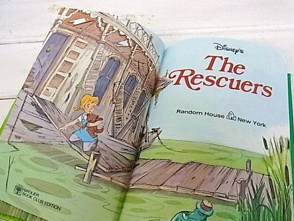 【The　Rescuers】ディズニー・ビアンカの大冒険・ヴィンテージ・絵本　USA