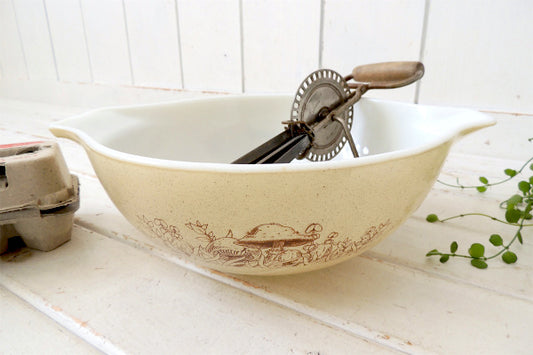 PYREX オールド パイレックス・マッシュルーム・シンデレラボウル ミキシングボウル LLサイズ