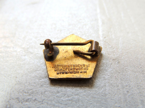 1920~VICARIA・教会・ハンドパワー・立体モチーフ・ブローチ・バッジ・キリスト