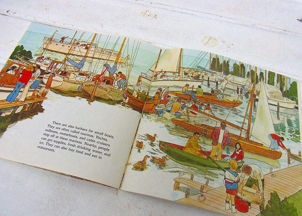 【The Harbor Book/港/船】70’s・ヴィンテージ・絵本・USA