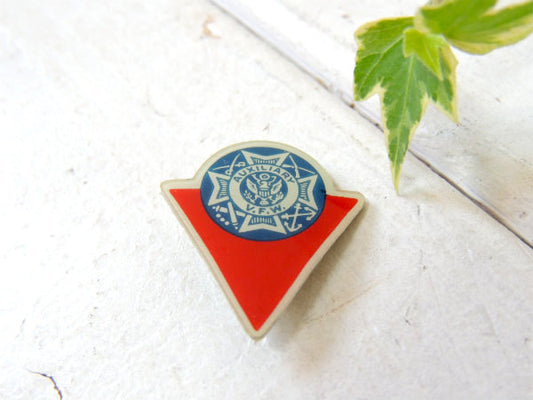 V.F.W・AUXILIARY アメリカ軍退役軍人・ヴィンテージ・ミリタリー・ブローチ・バッジ US