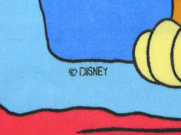 【ライオンキング】ディズニー映画・シンバ&プンバァ・パネル柄・ユーズドシーツ(フラットタイプ)