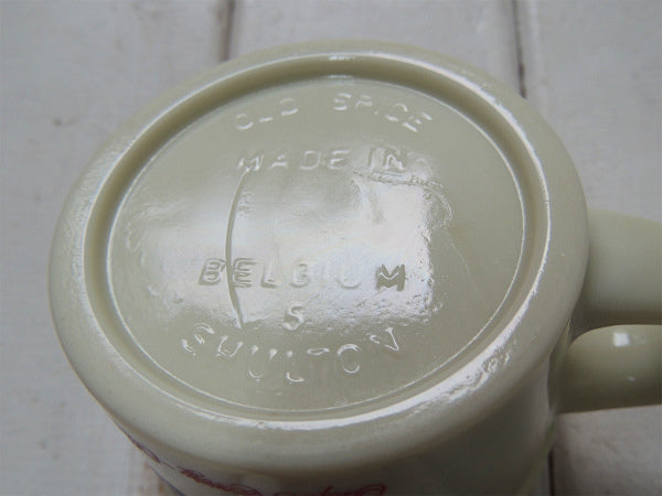 【オールドスパイス・BARBER】シュルトン社・ヴィンテージ・シェービングカップ・髭剃り・ベルギー