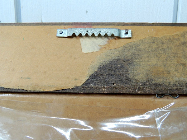 木製・額入り・キリスト&聖母マリア・アンティーク・壁掛け/聖品/フレーム