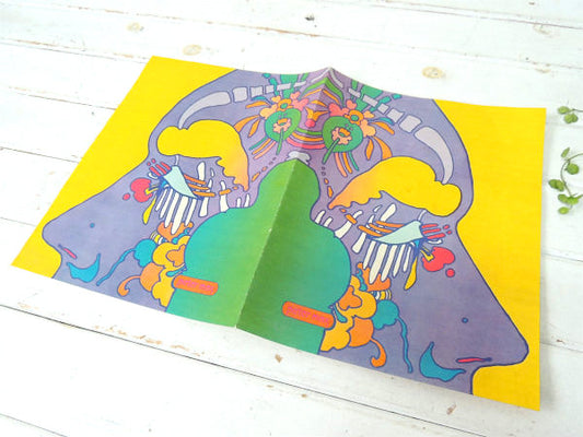 PETER MAX ピーターマックス サイケ柄 デッドストック・ヴィンテージ・ブックカバー