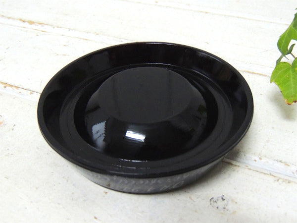 カリフォルニア 筆記体文字・ブラックトーン・ガラス・ヴィンテージ・灰皿・アドバタイジング USA