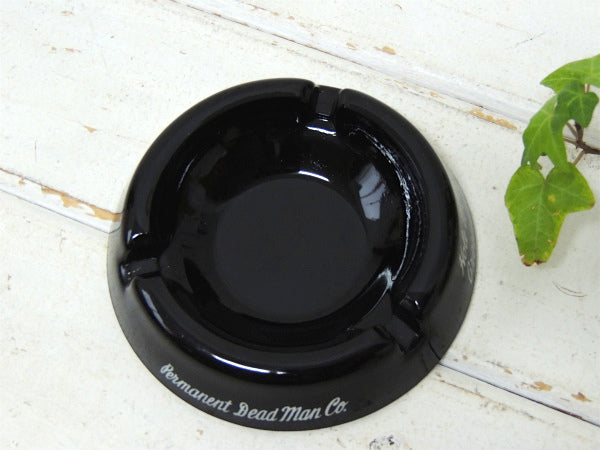 カリフォルニア 筆記体文字・ブラックトーン・ガラス・ヴィンテージ・灰皿・アドバタイジング USA