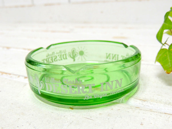 【DESERT INN】サボテン&太陽柄・ラスベガス・高級ホテル・グリーン色・ヴィンテージ・灰皿