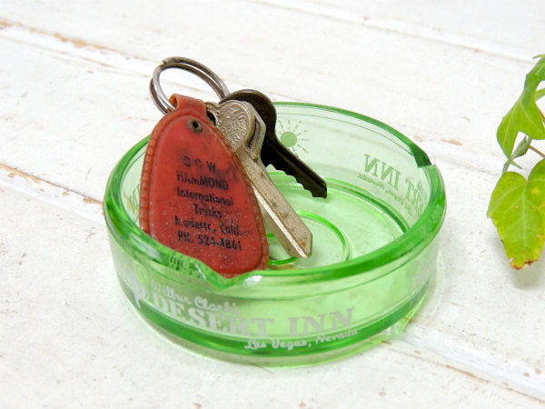 【DESERT INN】サボテン&太陽柄・ラスベガス・高級ホテル・グリーン色・ヴィンテージ・灰皿