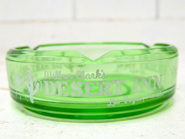 【DESERT INN】サボテン&太陽柄・ラスベガス・高級ホテル・グリーン色・ヴィンテージ・灰皿