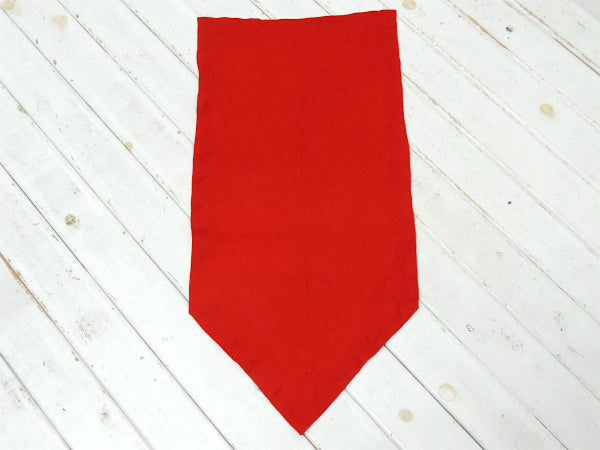 【SNOOPY】スヌーピー・60年代・赤色フェルト製・ヴィンテージ・ペナント・バナー・タペストリー