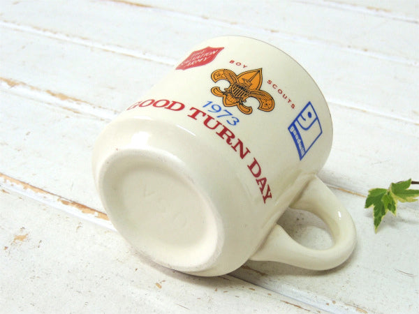 サルベーションアーミー・ボーイスカウト・グッドウィル・70's・ヴィンテージ・マグカップ・アドマグ