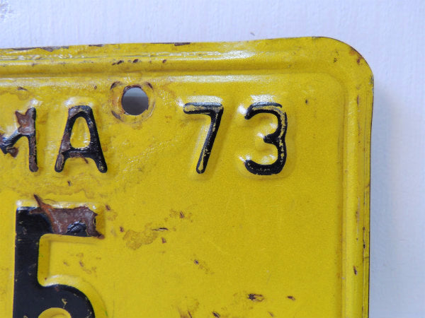 FARM トラック 1973s・オクラホマ州・農場・農園・ビンテージ・ナンバープレート US