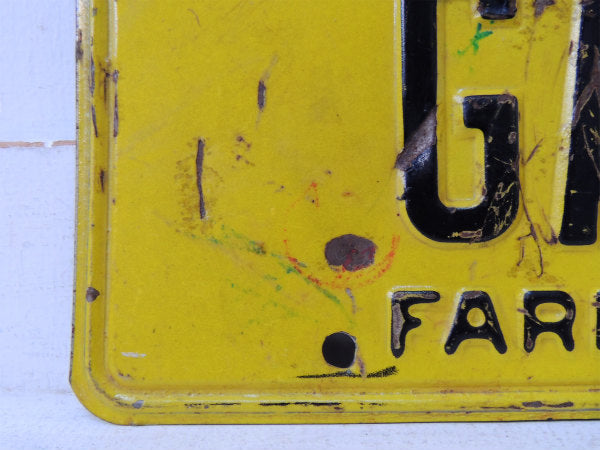 FARM トラック 1973s・オクラホマ州・農場・農園・ビンテージ・ナンバープレート US