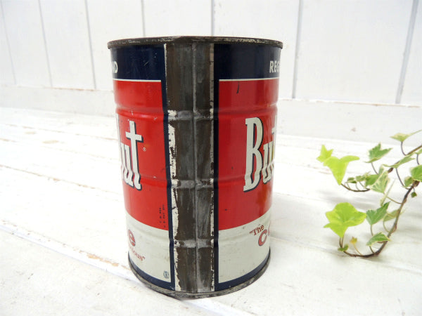 【Butter-Nut COFFEE】テキサス・ブリキ製・ヴィンテージ・コーヒー缶/ガーデニング
