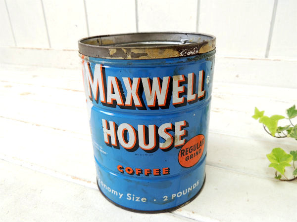 【MAXWELL HOUSE Coffee】カリフォルニア・ヴィンテージ・コーヒー缶・ティン缶