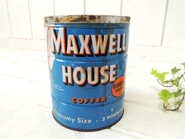 【MAXWELL HOUSE Coffee】カリフォルニア・ヴィンテージ・コーヒー缶・ティン缶