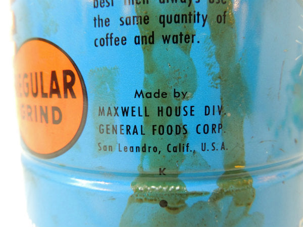 【MAXWELL HOUSE Coffee】カリフォルニア・ヴィンテージ・コーヒー缶・ティン缶