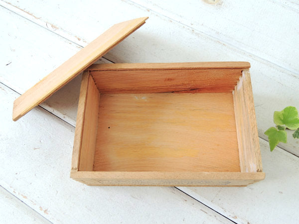 【Codfish】組み木式・小さなヴィンテージ・ウッドボックス/木箱 USA