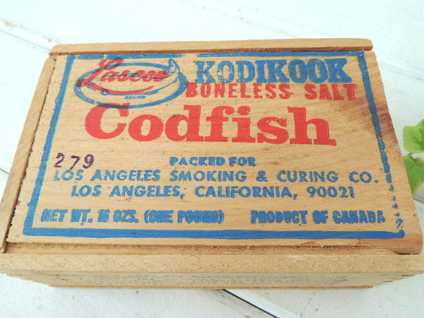 【Codfish】組み木式・小さなヴィンテージ・ウッドボックス/木箱 USA