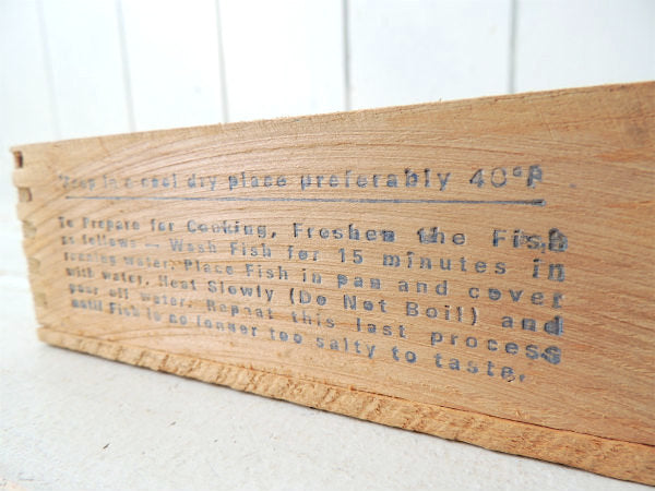 【Codfish】組み木式・小さなヴィンテージ・ウッドボックス/木箱 USA