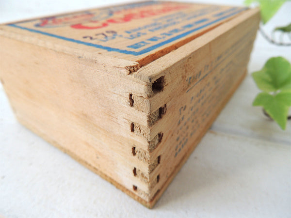 【Codfish】組み木式・小さなヴィンテージ・ウッドボックス/木箱 USA